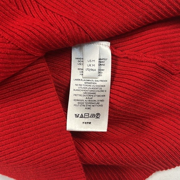 Anthropologie Red Midi Skirt for Cocktail Events - Picture 9 of 10